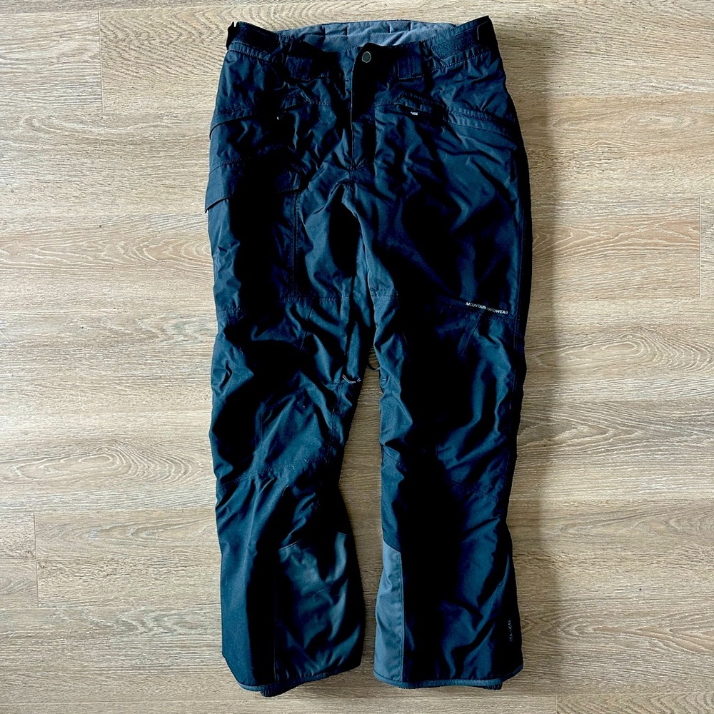 Mountain Hardware Black Ski/Snow Pants with Rocco Technology